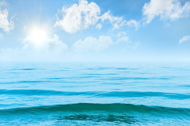 istock Blue sea water with waves 1019575632