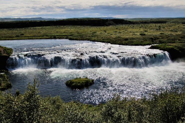 istock A view of a Waterfall in Iceland on the way to Gullfoss 1019588512
