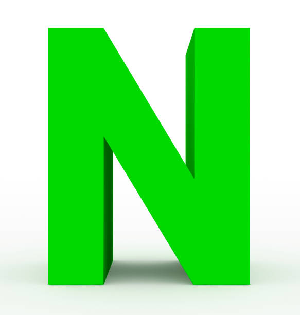 istock letter N 3d green isolated on white 1019594610