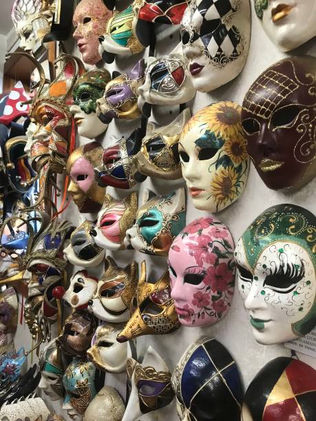 istock Venice carnival masks for sale 1019597324