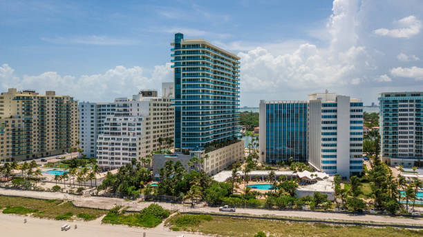 istock Miami Beach Aerial West View 1019606474