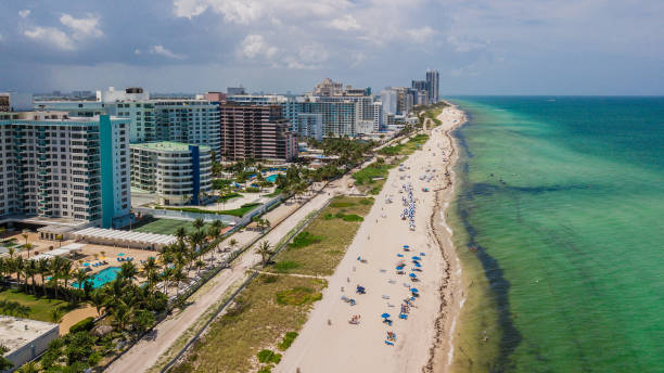 istock Miami Beach Aerial North View 1019606532