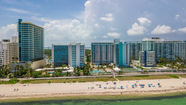 istock Miami Beach Aerial West View 1019606576