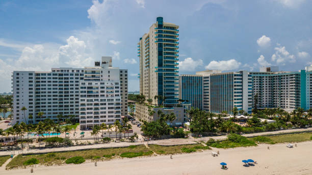 istock Miami Beach Aerial West View 1019606606
