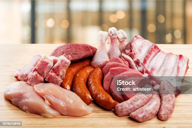 Meat Stock Photo - Download Image Now - Meat, Raw Food, Variation