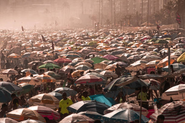 istock Crowded beaches of Rio de Janeiro Brazil 1019621184