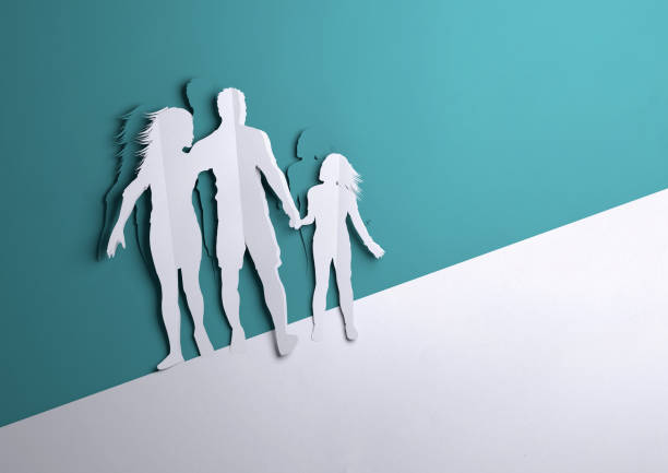 istock Paper Art - Happy Family 1019626264