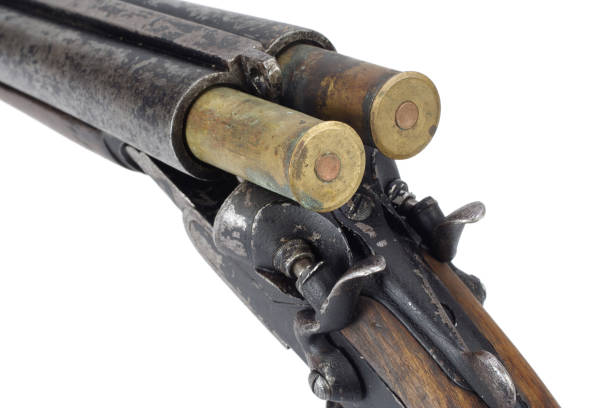 istock Crime gun - sawn off shotgun 1019640148