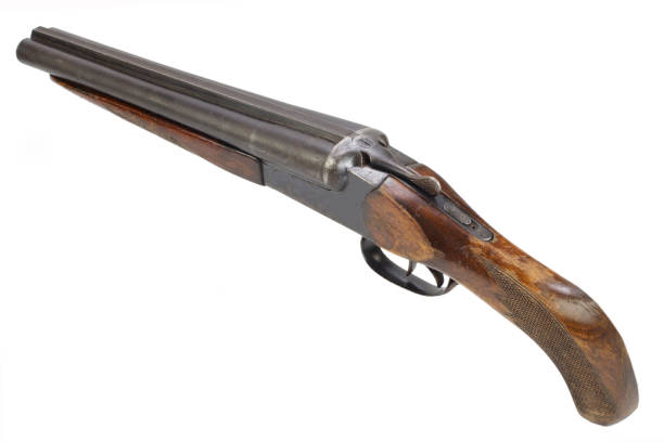 istock Crime gun - sawn off shotgun 1019640176