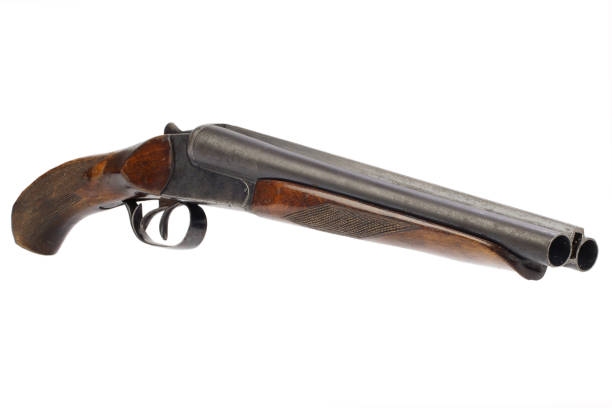 istock Crime gun - sawn off shotgun 1019644384