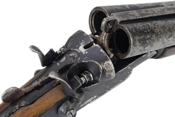 istock Crime gun - sawn off shotgun 1019644466