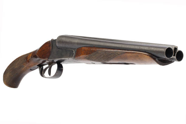 istock Crime gun - sawn off shotgun 1019644470
