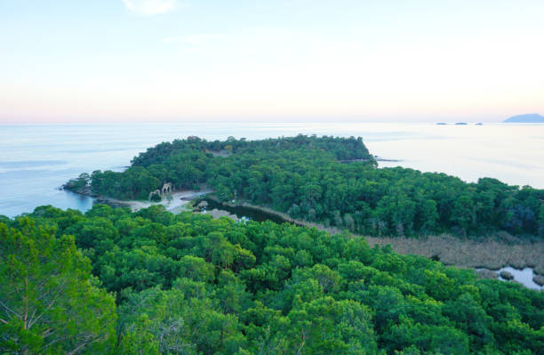 istock Phaselis bay and antique city, Kemer, 1019644498