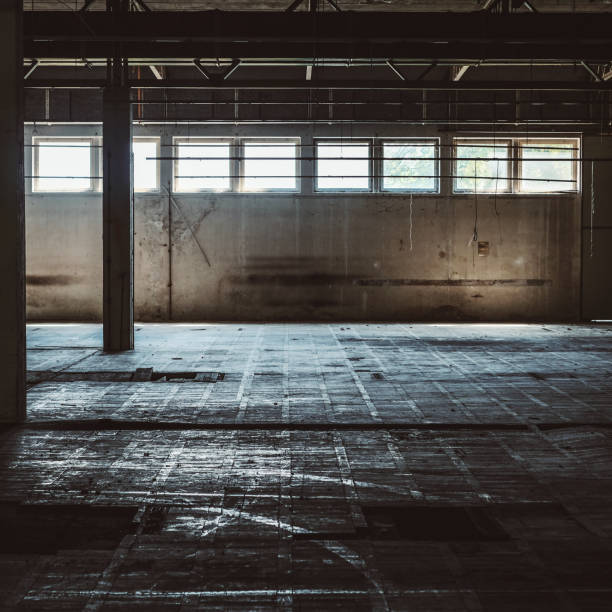 istock Abandoned communist factory and warehouse 1019648464