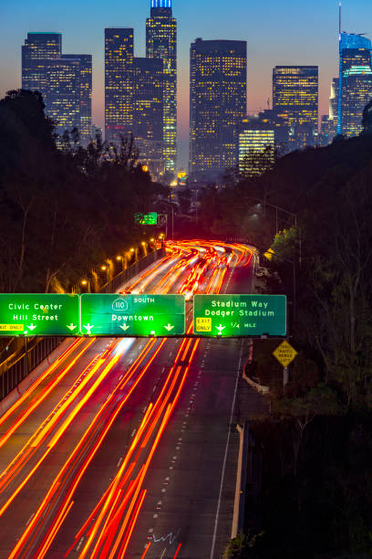 istock Evening Traffic to Los Angeles 1019653588