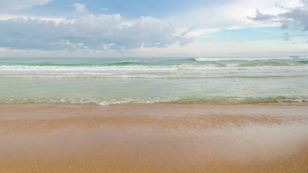 Stressless beach in a beautiful day