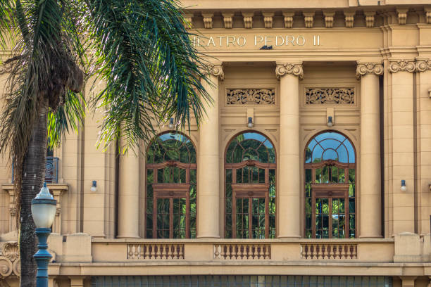 theatro pedro ii in brasile - urban scene brazil architecture next to foto e immagini stock