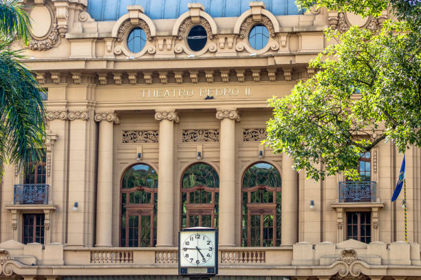 theatro pedro ii in brasile - urban scene brazil architecture next to foto e immagini stock