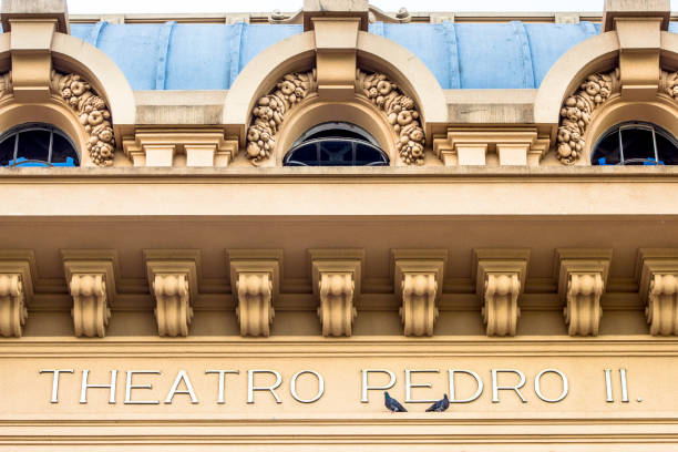 theatro pedro ii in brasile - urban scene brazil architecture next to foto e immagini stock