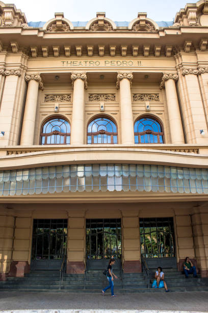 theatro pedro ii au brésil - urban scene brazil architecture next to photos et images de collection