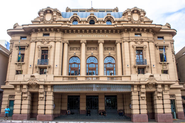 theatro pedro ii in brasile - urban scene brazil architecture next to foto e immagini stock