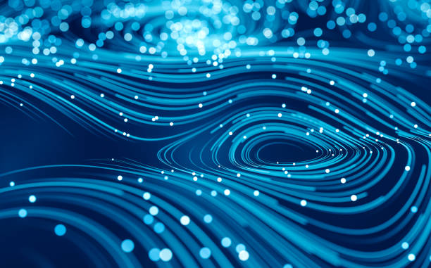 istock Landscape of particles and lines 1019685368