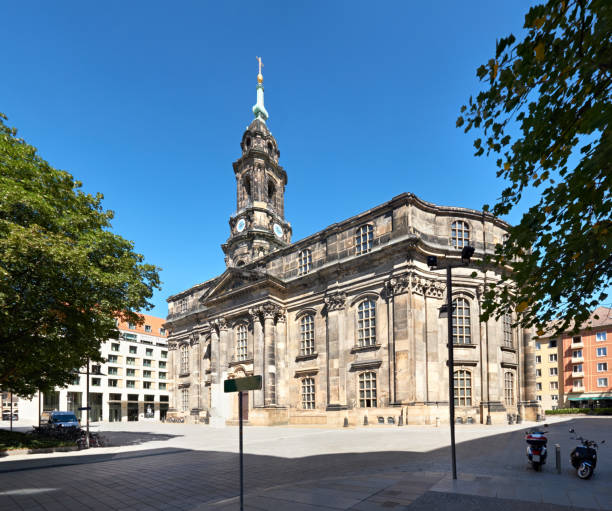 istock Dresden Hofkirche, or Cathedral of Holy Trinity 1019694544