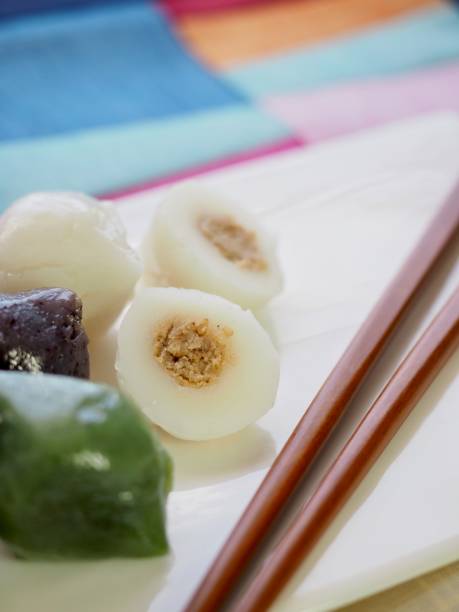 istock Korean food Songpyeon, half-moon-shaped rice cake 1019701630