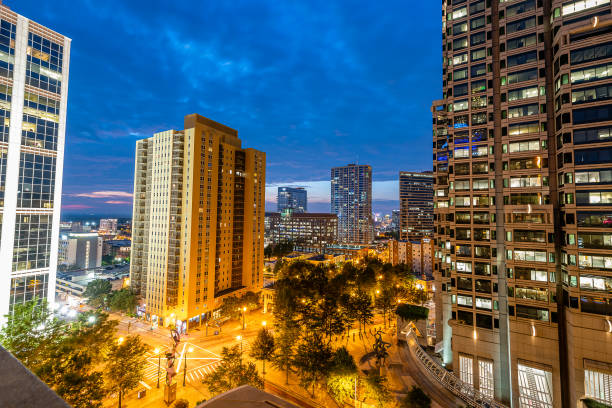 istock View of Downtown Atlanta at Night 1019723440