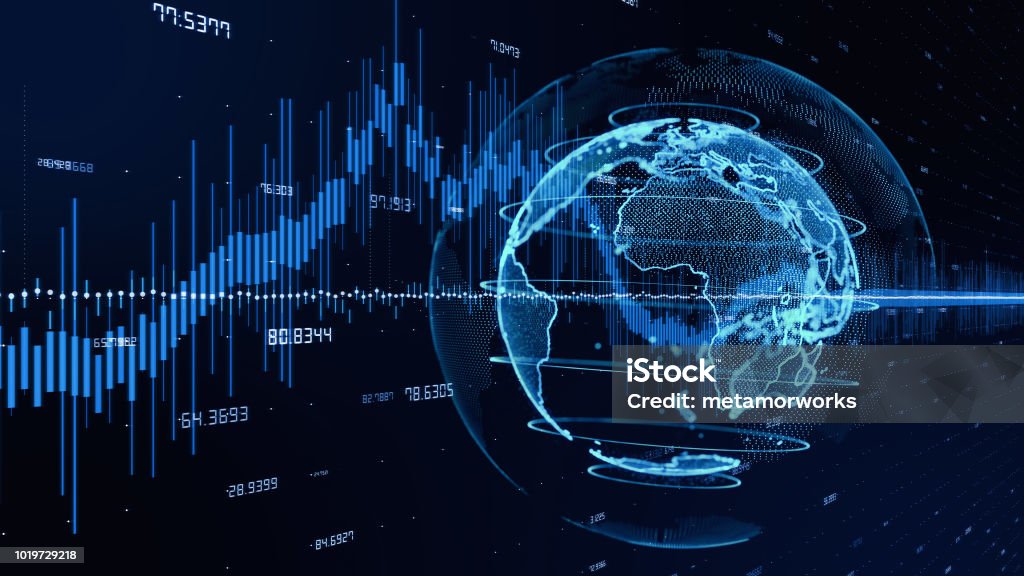 Financal technology concept. FINTECH. Global Finance Stock Photo