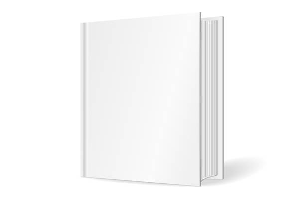 istock Blank square cover of the book. Isolated on white background. 3D Mockup to display your design. Vector illustration 1019731920