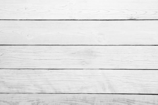 Table top view of wood texture over white light natural color background.