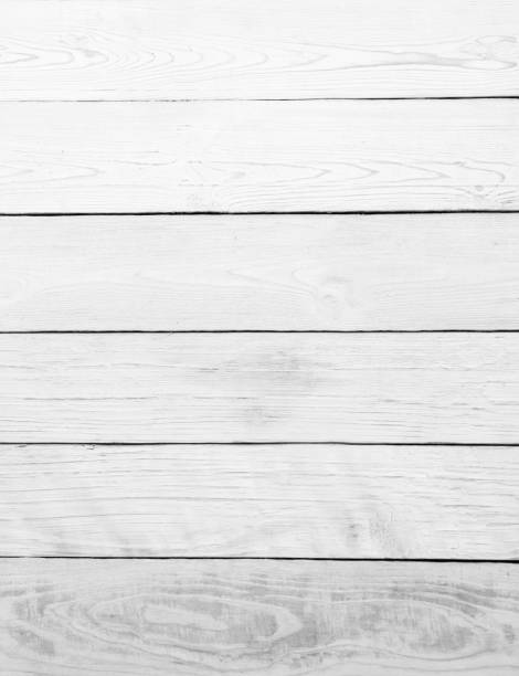 istock Table top view of wood texture over white light natural color background. 1019751988