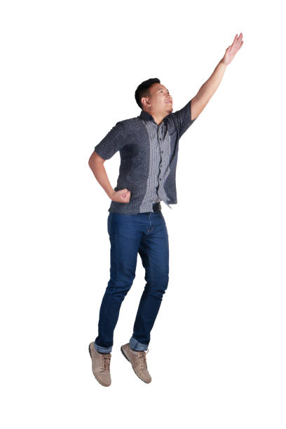 istock Levitation. Young Man Rising Flying Up 1019754646