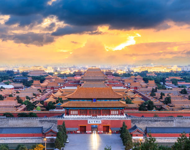 istock forbidden city in beijing,China 1019788704