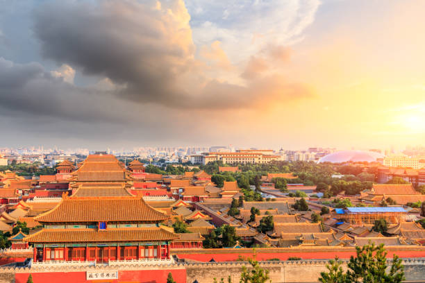 istock forbidden city in beijing,China 1019791532