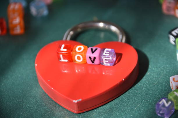 istock Word LOVE made of letter cubes 1019791852