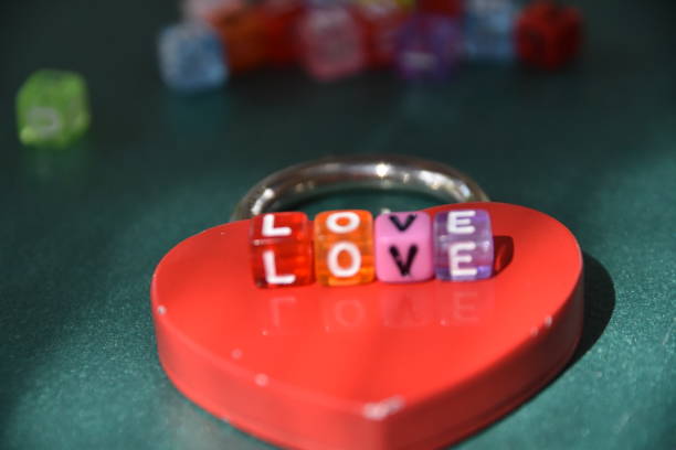 istock Word LOVE made of letter cubes 1019791856