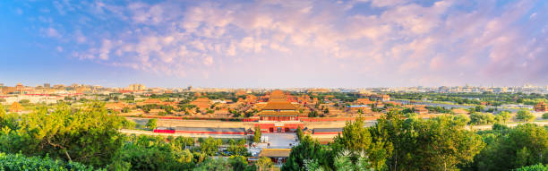 istock Beijing Forbidden City building scenery at sunset,China 1019794580