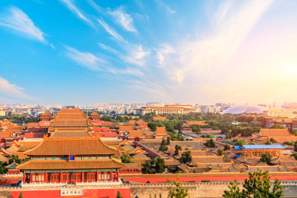 istock forbidden city in beijing,China 1019799516