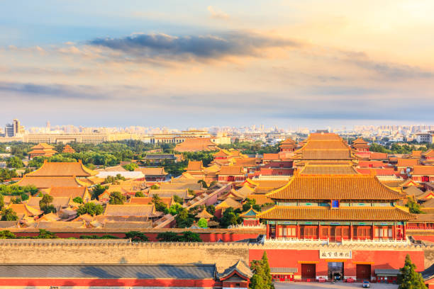 istock forbidden city in beijing,China 1019805086