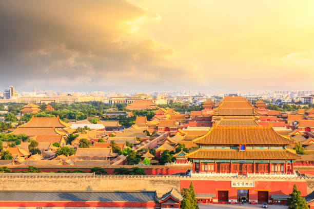 istock forbidden city in beijing,China 1019805476