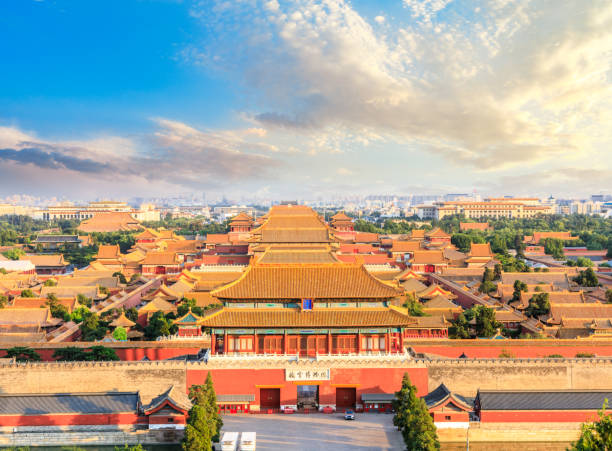 istock forbidden city in beijing,China 1019810480