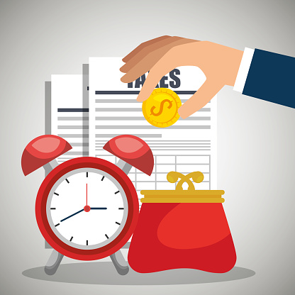 Ilustración de Las Obligaciones Tributarias Y Los Iconos De La Economía y más Vectores Libres de Derechos de Actividades bancarias - iStock Ilustración de Las Obligaciones Tributarias Y Los Iconos De La Economía y más Vectores Libres de Derechos de Actividades bancarias - iStock