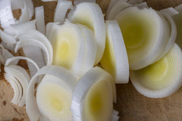 istock Many leek veggie cut in circles 1019822504