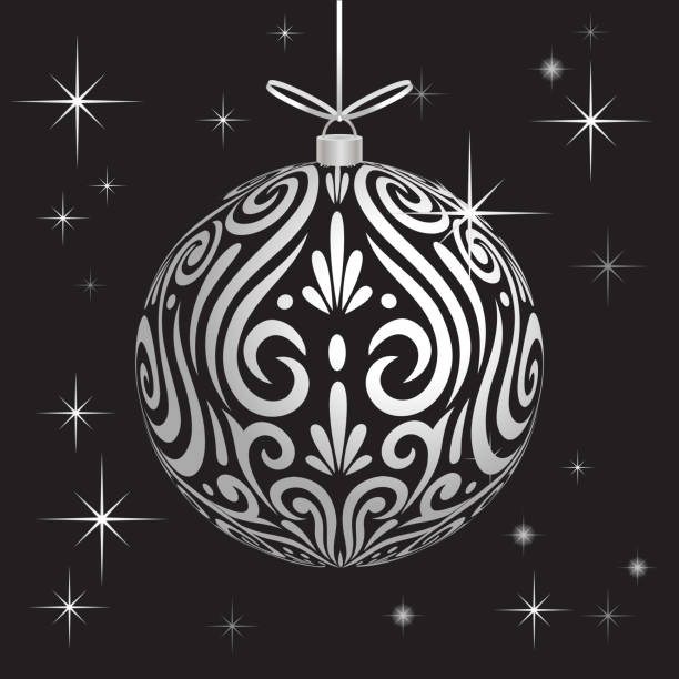 украшение мяч маори кору белый xmas безделушка для елки - pattern koru maori indigenous culture stock illustrations