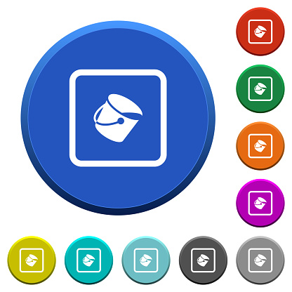 Bevel Buttons Fill Object Beveled Buttons Stock Illustration - Download Image Now ...
