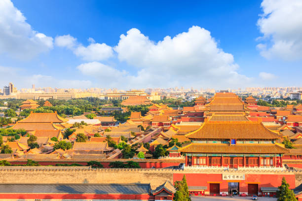 istock forbidden city in beijing,China 1019828968