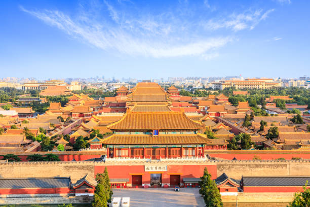 istock forbidden city in beijing,China 1019832528