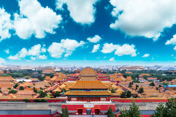 istock forbidden city in beijing,China 1019835218